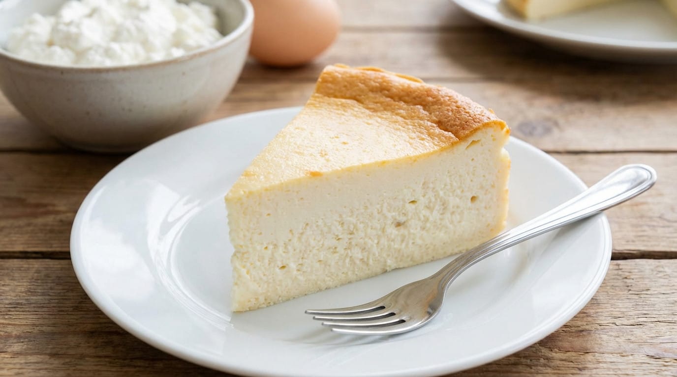 Recette de gâteau au fromage blanc deux ingrédients, fondant et léger