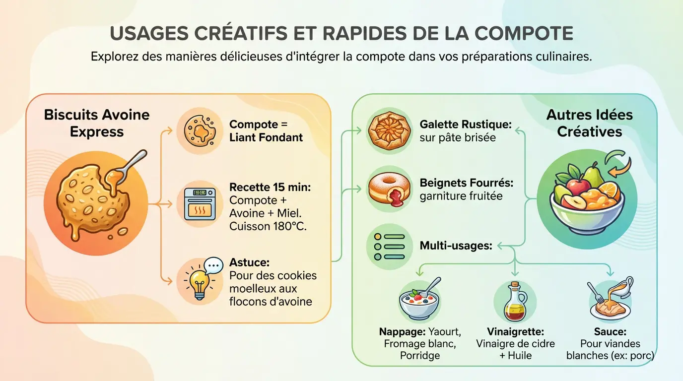 Utilisations créatives de la compote de pommes en cuisine