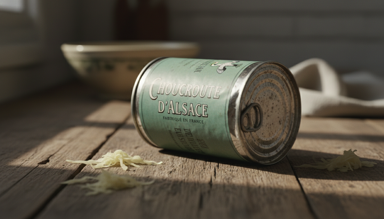 alerte alimentaire : retrait immédiat de boîtes de choucroute altérées vendues chez intermarché, auchan, leclerc et d'autres enseignes. vérifiez vos achats pour votre sécurité.