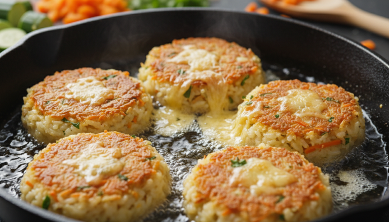 découvrez nos bouchées dorées aux légumes express, prêtes en 10 minutes avec des restes de riz. moelleuses, légères et savoureuses, parfaites pour un repas rapide et gourmand.
