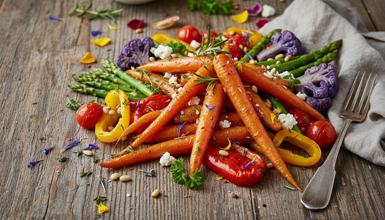 découvrez des carottes rôties au miel et cumin, une recette végétale savoureuse qui émerveille les papilles et fait oublier la viande grâce à son incroyable explosion de saveurs.