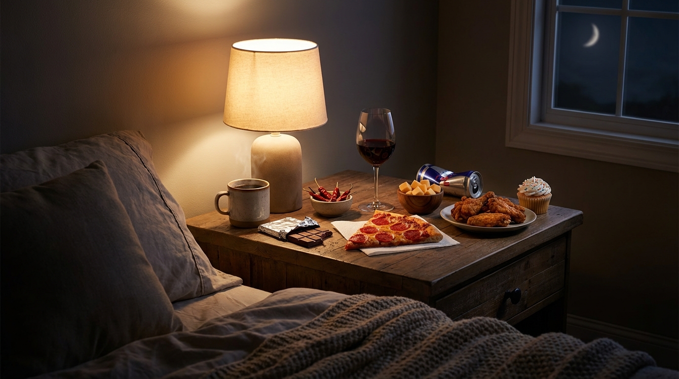 découvrez les 9 aliments à éviter après 20h qui nuisent à la qualité de votre sommeil et pourquoi ils perturbent vos nuits pour mieux dormir.