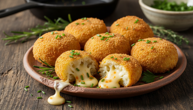 découvrez nos croquettes de chou-fleur au comté, l'apéro maison réinventé : une croûte dorée à l'extérieur et un cœur tendre pour éveiller vos papilles.