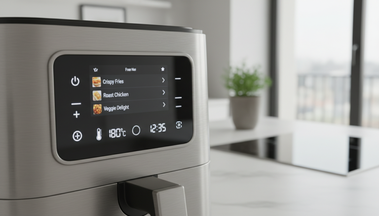 découvrez le cosori iconic single, un airfryer en inox performant pour réaliser des frites délicieusement croustillantes et plus saines. profitez d'une cuisson rapide et sans huile pour des repas gourmands et équilibrés.