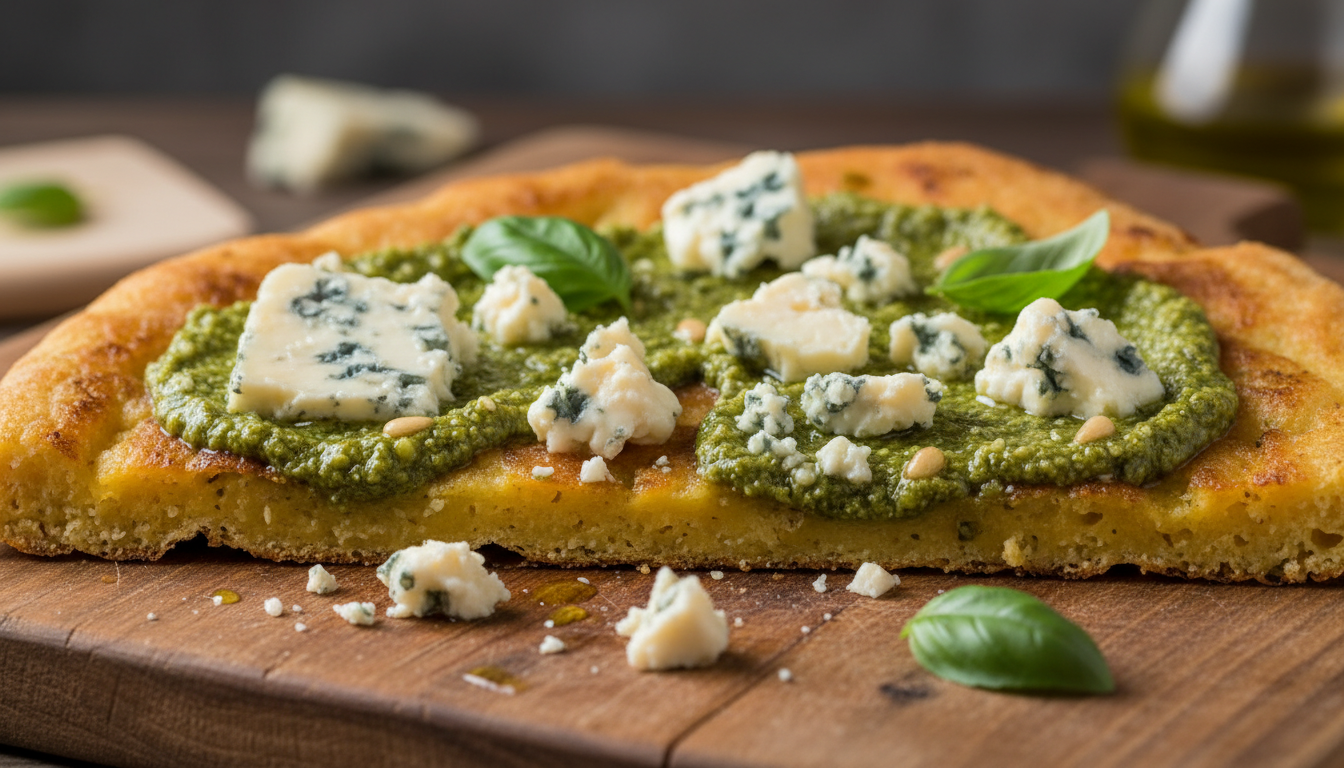 savourez un plat génois authentique aux pois chiches, alliant textures croustillantes et fondantes, parfait pour réchauffer vos repas d’hiver en famille.