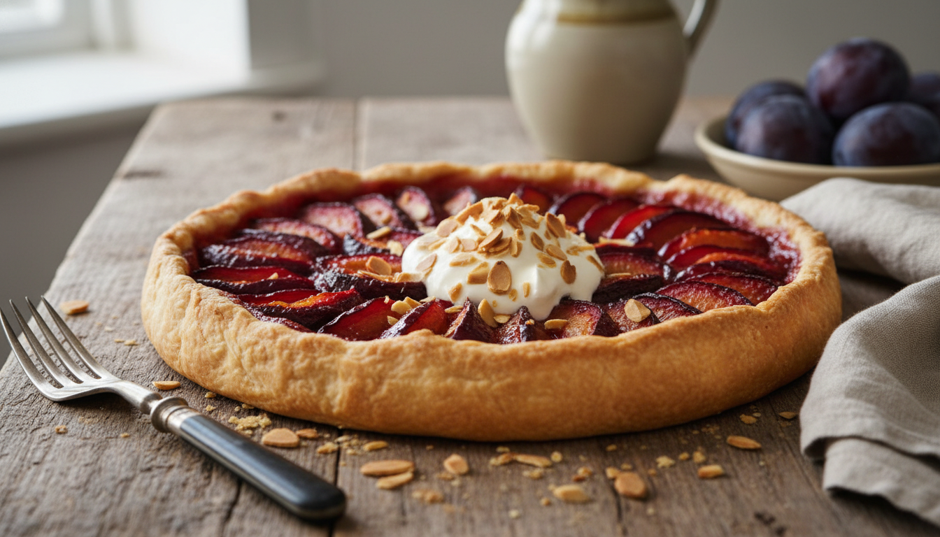 découvrez une tarte aux prunes maison facile et rapide à préparer, idéale pour savourer un dessert naturel et délicieux sans recourir aux produits industriels.