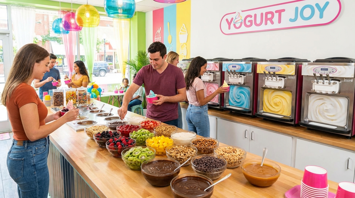 apprenez à préparer un yaourt glacé délicieux et surprenant sans utiliser de sorbetière grâce à cette recette simple et rapide qui ravira vos papilles.