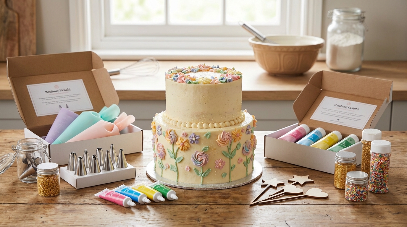 découvrez le kit wenburg delight, l'allié idéal pour sublimer vos gâteaux avec style et créativité. parfait pour des desserts délicieux et élégants.