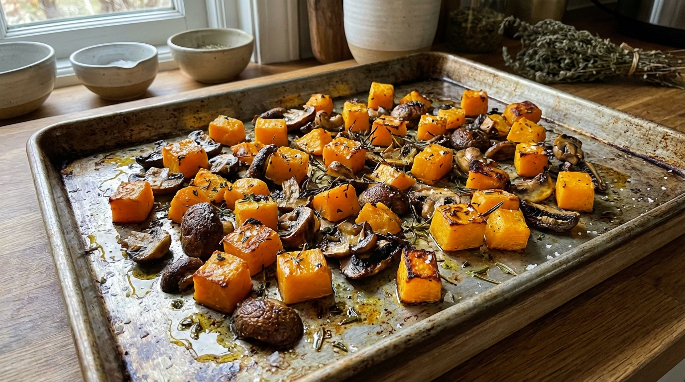 découvrez notre salade gourmande automnale à base de butternut, champignons et fromage fondant, un délice savoureux et réconfortant pour vos repas de saison.