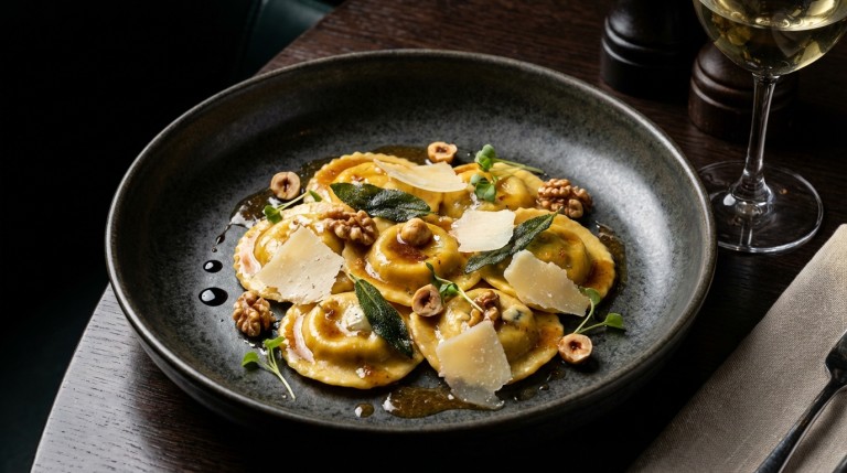 découvrez notre recette automnale de raviolis au potimarron et fromage bleu, une alliance savoureuse pour régaler vos papilles à chaque bouchée.