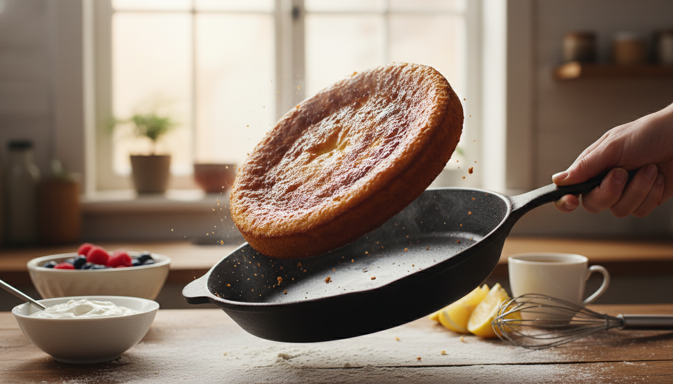découvrez la recette traditionnelle du gâteau au yaourt cuit à la poêle, un délice de grand-mère sans utiliser de four, facile et rapide à préparer pour toutes les occasions.
