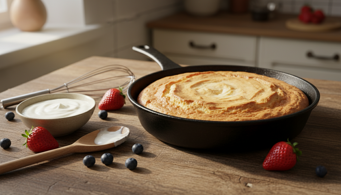 découvrez la recette traditionnelle du gâteau au yaourt cuit à la poêle, un délice de grand-mère facile et rapide, sans besoin de four. parfait pour toutes vos envies gourmandes !