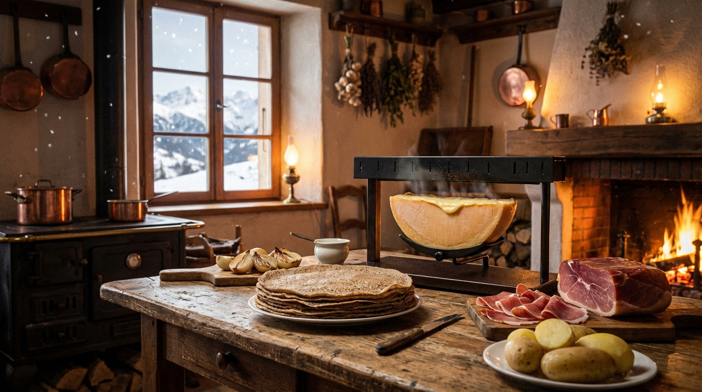découvrez la recette gourmande des crêpes savoyardes au fromage à raclette, un délice des alpes à savourer en famille ou entre amis.