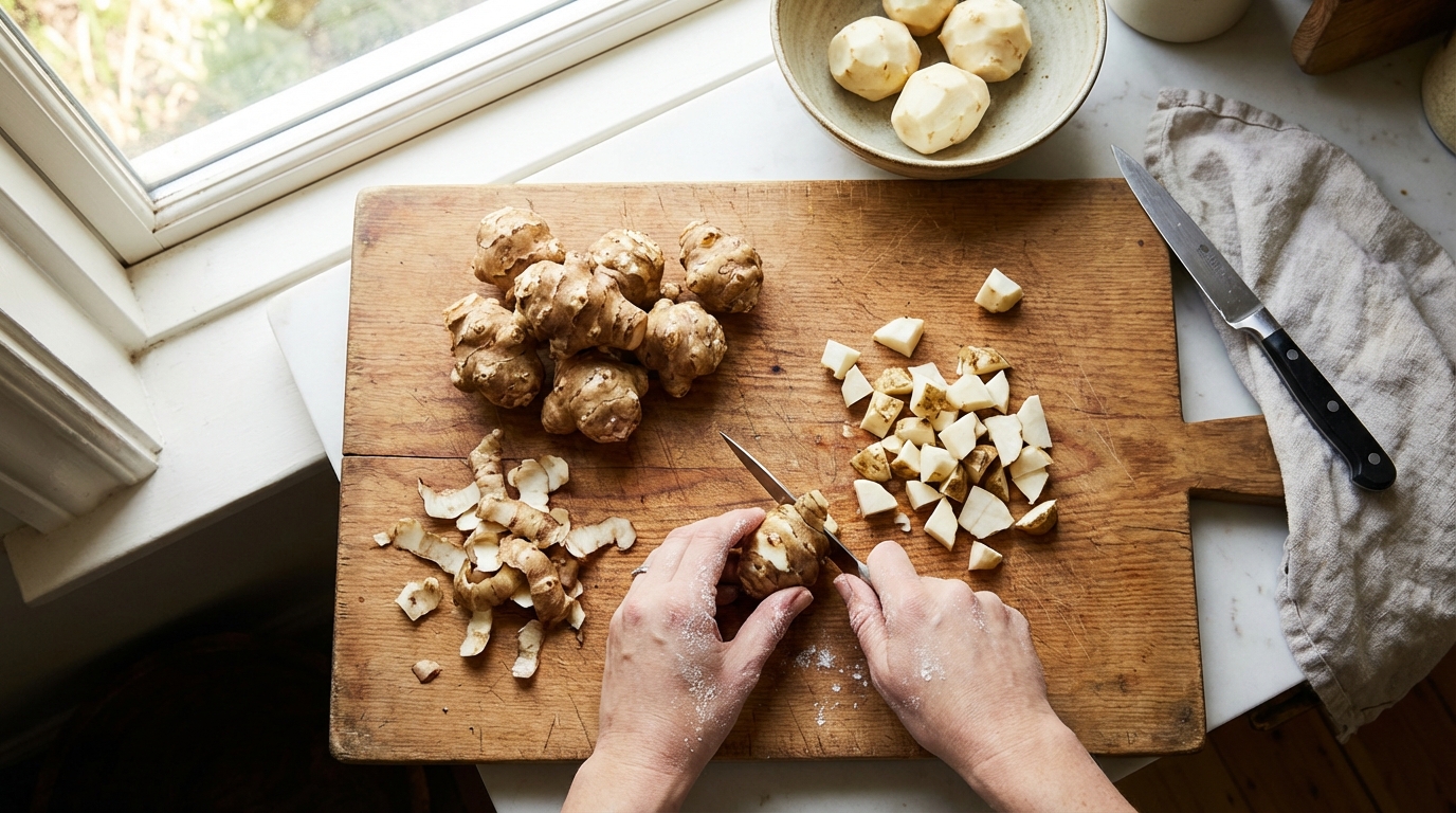 découvrez notre recette savoureuse de délice fromager au bleu et topinambour, une alliance parfaite de saveurs pour régaler vos papilles.