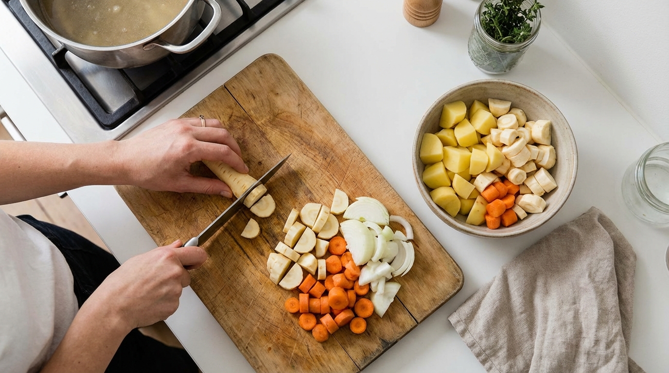 découvrez notre délicieuse recette de velouté de panais à la crème légère, idéale pour un repas sain et réconfortant. facile à préparer, savoureuse et parfaite pour toutes les saisons.