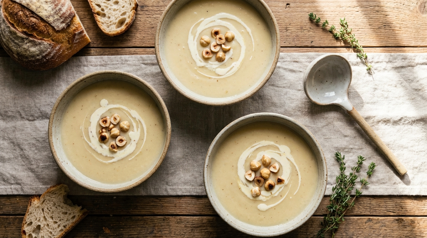 découvrez notre délicieuse recette de velouté de panais à la crème légère, un plat onctueux et savoureux parfait pour réchauffer vos soirées.