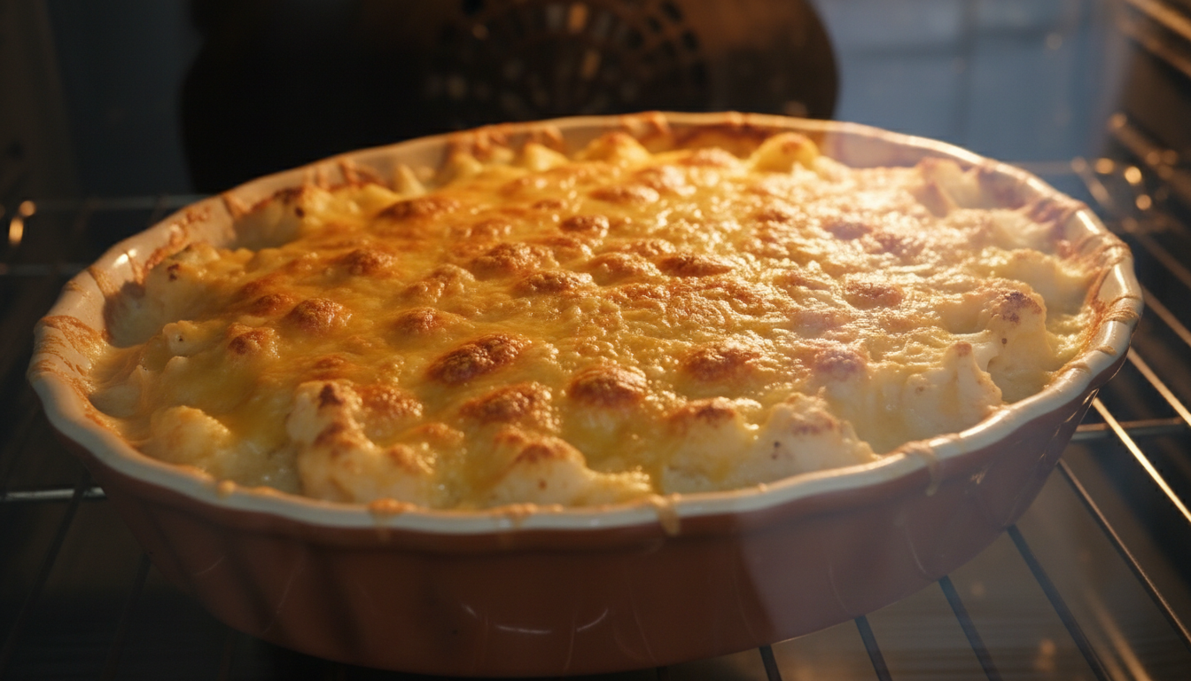 découvrez notre recette facile et savoureuse de gratin de chou-fleur au fromage bleu, parfaite pour réchauffer vos soirées d'automne avec un plat réconfortant et gourmand.