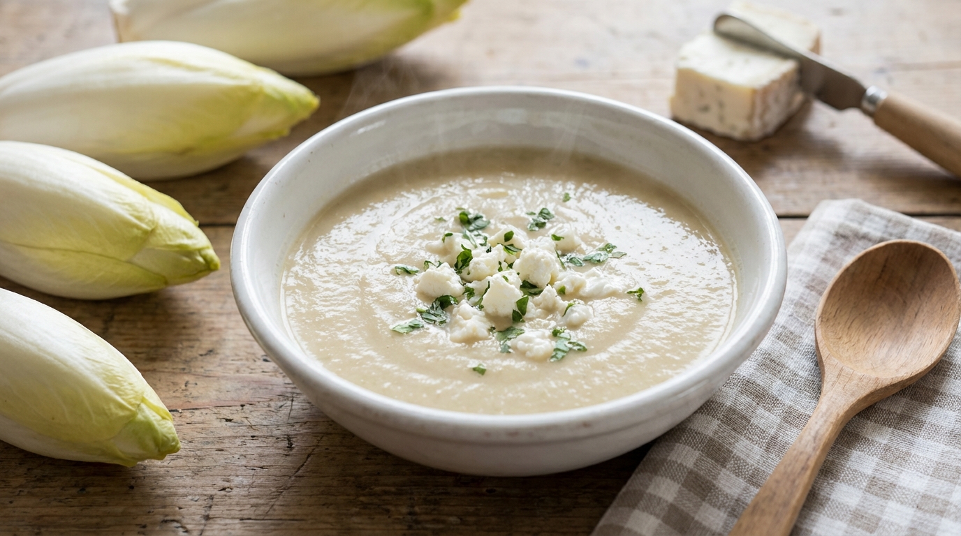 découvrez notre recette facile et savoureuse de velouté d’endives au fromage frais, idéale pour un repas réconfortant et gourmand.