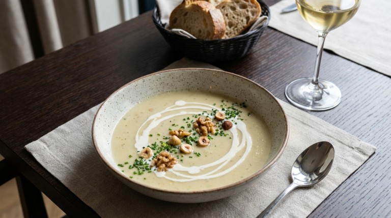 découvrez notre recette simple et savoureuse de velouté d’endives au fromage frais, parfaite pour un repas gourmand et réconfortant. facile à préparer et délicieusement crémeux.