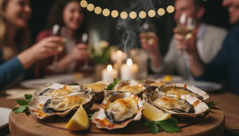 découvrez comment transformer vos huîtres en délicieuses bouchées gratinées en seulement cinq minutes sous le gril, idéales pour des apéros festifs et conviviaux.