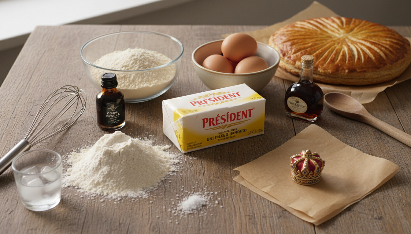 découvrez notre galette des rois de janvier : un feuilletage doré et croustillant, une frangipane onctueuse, délicatement parfumée à l'arôme intense de noisette torréfiée, pour un moment gourmand et authentique.