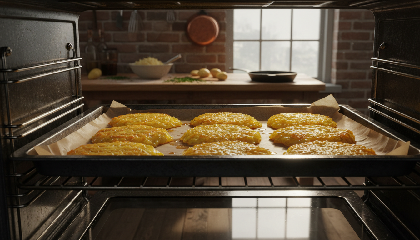 découvrez nos galettes de pommes de terre au four, une recette facile et saine pour savourer une douceur hivernale sans friture ni tracas.
