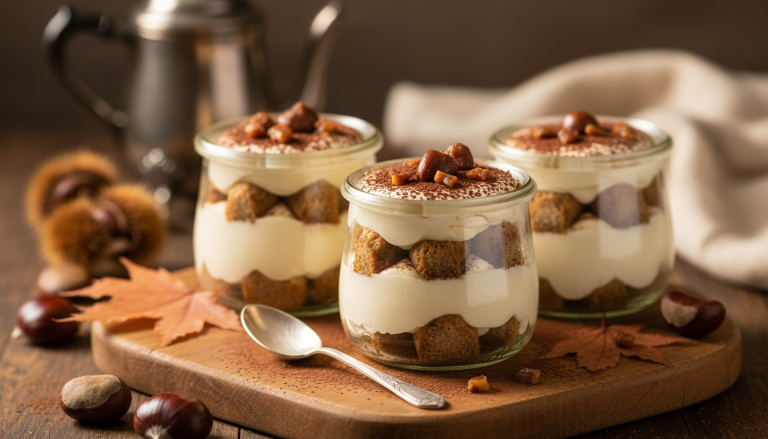 découvrez mon test du tiramisu à la crème de marrons, noté 4,7/5 : une gourmandise fondante et irrésistible qui ravira vos papilles !