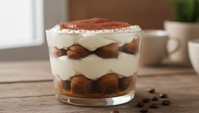 découvrez notre recette de tiramisu allégée en remplaçant le mascarpone par un ingrédient surprenant, pour une douceur deux fois moins calorique sans compromis sur le goût !