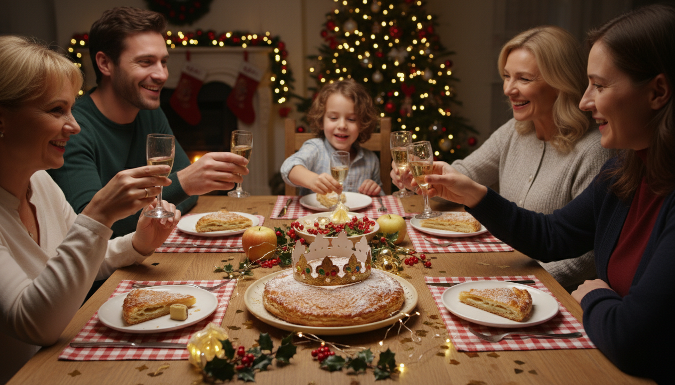 découvrez la galette des rois frangipane de cyril lignac : un feuilletage doré croustillant, une crème d'amande fondante et un sirop brillant irrésistible pour une dégustation royale.