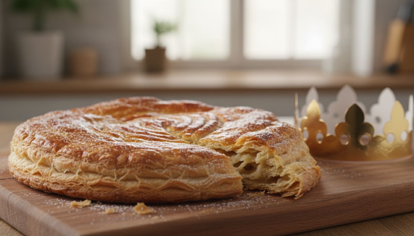 découvrez la galette des rois à l’amande, une gourmandise incontournable avec sa garniture fondante et son feuilletage irrésistible qui séduit tous les palais.