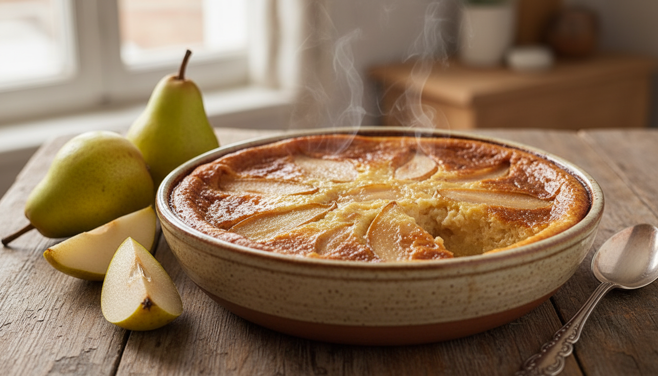 découvrez le gargouilleau, un dessert fondant aux poires encore méconnu, qui pourrait bien détrôner le clafoutis grâce à sa douceur et sa texture irrésistible.
