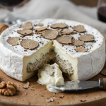 découvrez le brie truffé maison de noémie honiat, une gourmandise élégante à petit prix qui sublimera votre plateau de fromages avec raffinement et saveurs uniques.