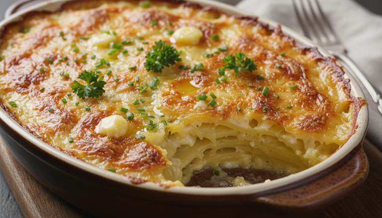 découvrez notre recette de gratin hivernal aux pommes de terre fondantes, sans crème ni fromage, pour un plat réconfortant et léger à savourer en toute saison.