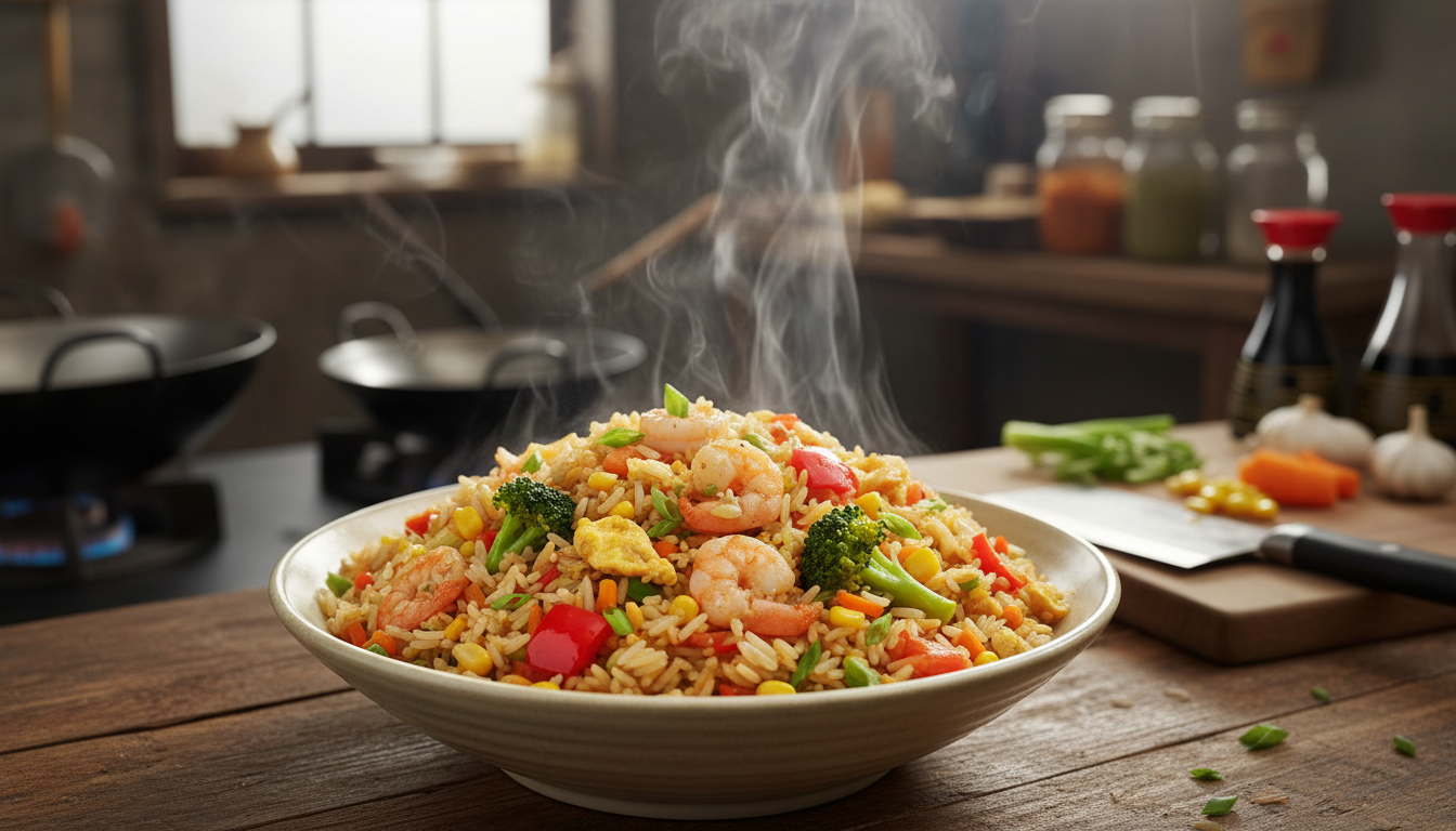 découvrez le parfum enivrant du riz sauté, une invitation gourmande idéale pour réchauffer et égayer vos soirées de janvier avec des saveurs délicieuses et réconfortantes.