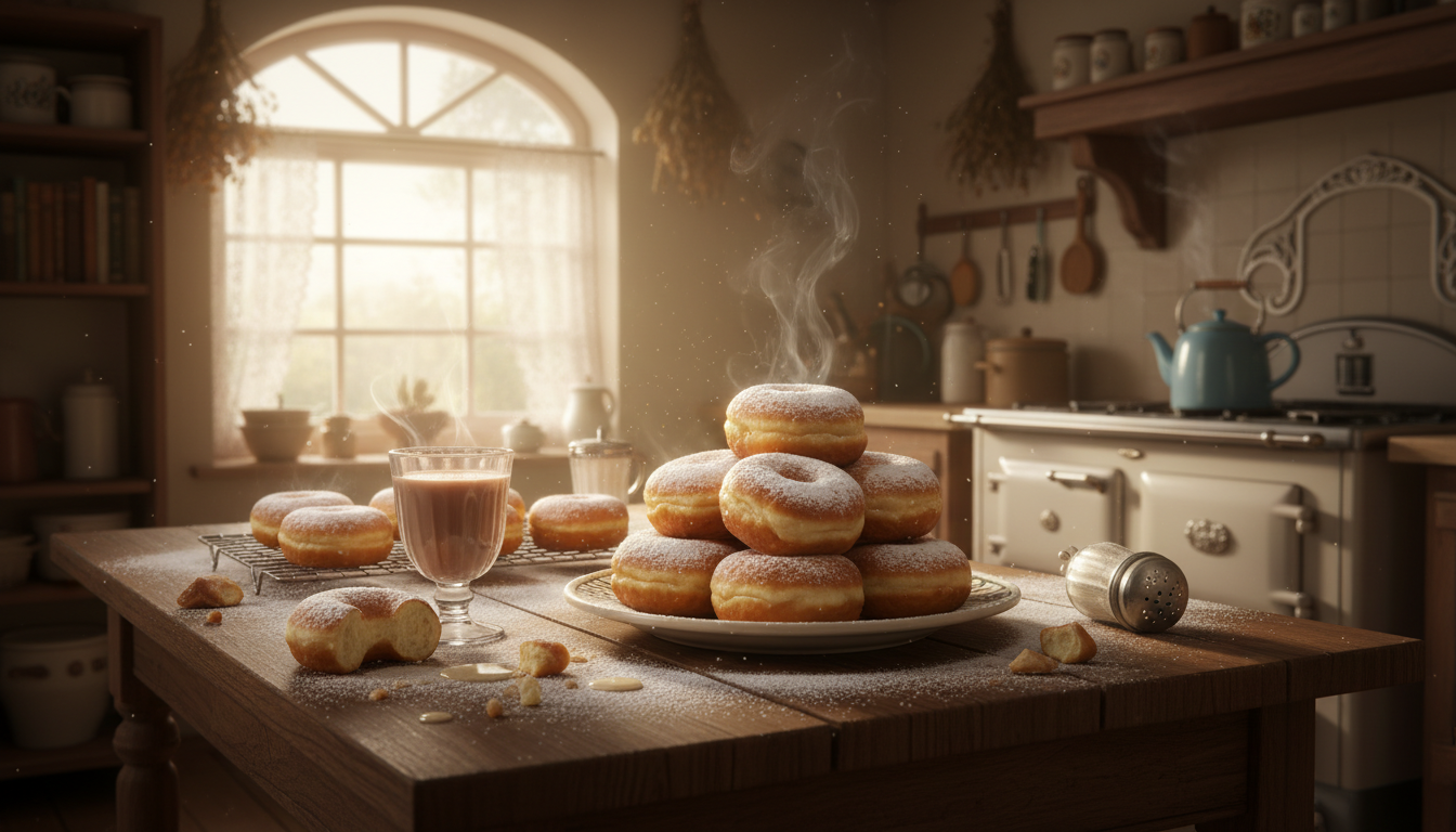 découvrez le parfum irrésistible des beignets de grand-mère, une invitation gourmande qui emplit la maison de douceur et de souvenirs avant même la première fournée.