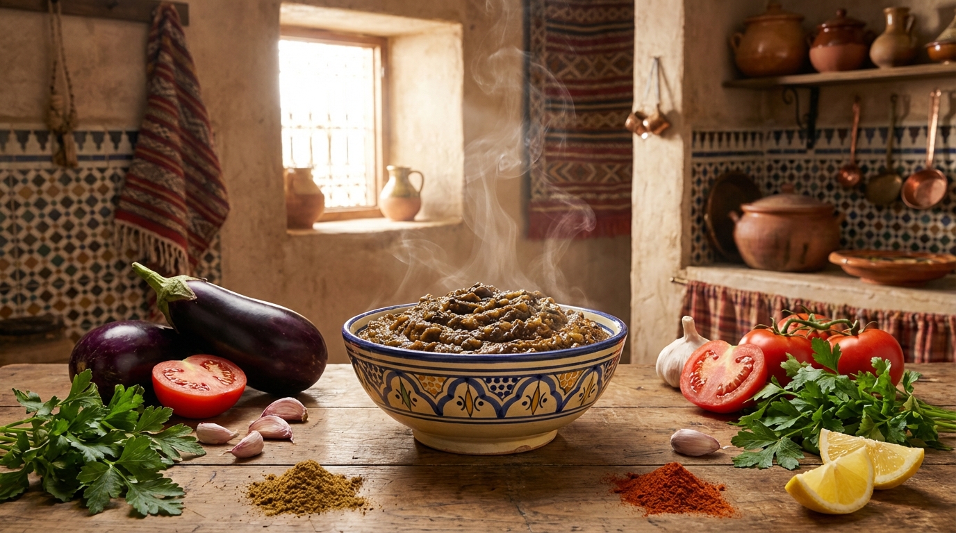 découvrez le secret irrésistible du caviar d’aubergine marocain, une recette authentique qui séduit tous les palais grâce à ses saveurs riches et son goût unique.