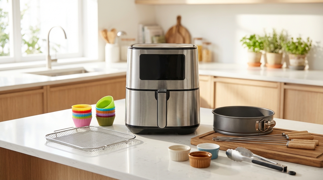 découvrez les accessoires indispensables pour votre airfryer qui transformeront votre cuisson. astuces inédites et objets pratiques pour sublimer vos recettes au quotidien.