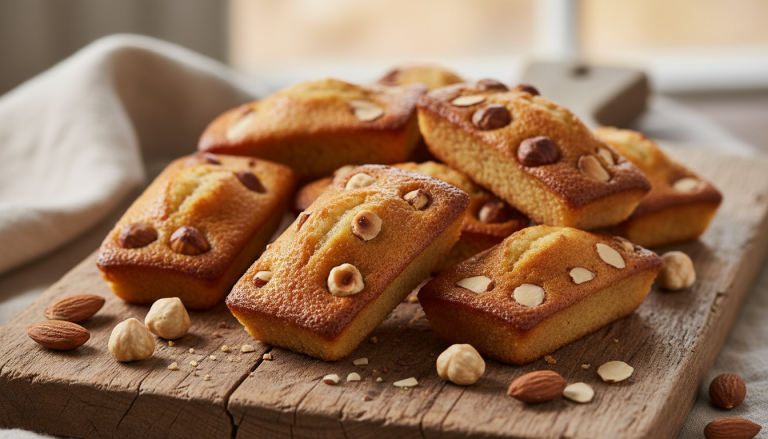 découvrez la recette des financiers amande-noisette à la manière de cyril lignac, une douceur irrésistible et gourmande à savourer et à garder précieusement pour vous.