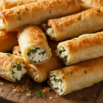 découvrez la recette rapide et facile des roulés ultra croustillants à la pâte filo, l'apéro parfait à préparer en seulement 15 minutes pour impressionner vos invités.