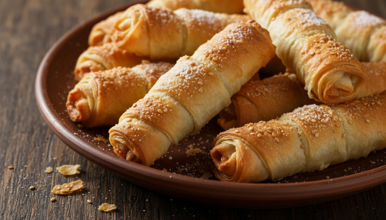 découvrez ma recette facile et rapide de roulés ultra croustillants à la pâte filo, parfaits pour un apéro gourmand en seulement 15 minutes !