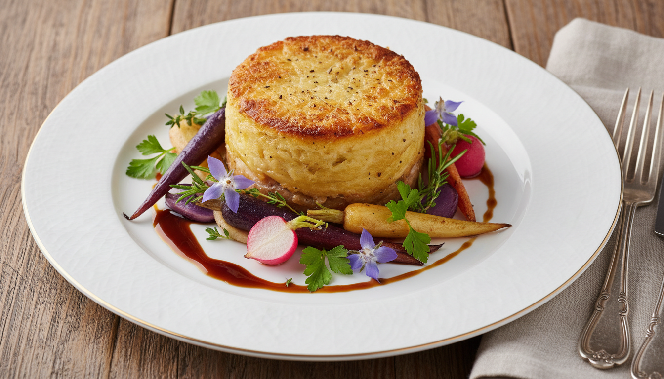 découvrez notre parmentier de canard confit hivernal, un plat réconfortant mêlant viande tendre et légumes de saison pour un repas complet et savoureux.