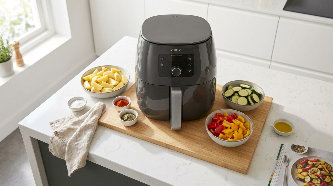 découvrez notre test complet de la philips airfryer série 1000, une friteuse à air qui combine polyvalence et performance pour une cuisson saine et rapide.