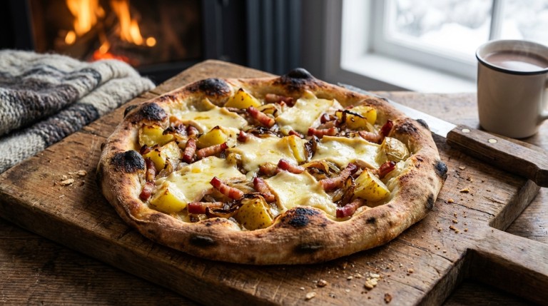 découvrez la pizza raclette, une délicieuse alliance gourmande pour les amateurs de fromage fondant. savourez chaque bouchée de cette recette réconfortante et pleine de saveurs.