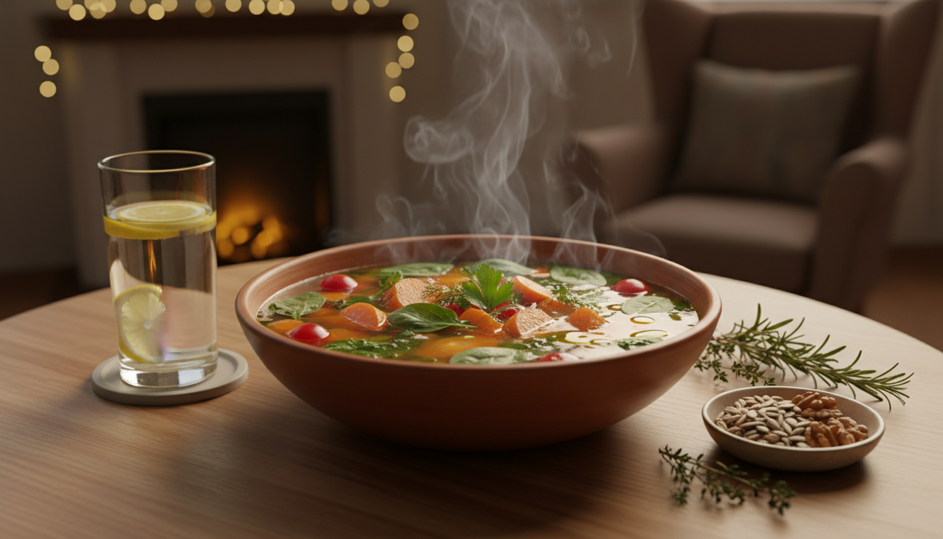 découvrez une alternative plus efficace à la détox classique : savourez chaque soir un bol de soupe équilibrée pour retrouver vitalité et harmonie après les fêtes.