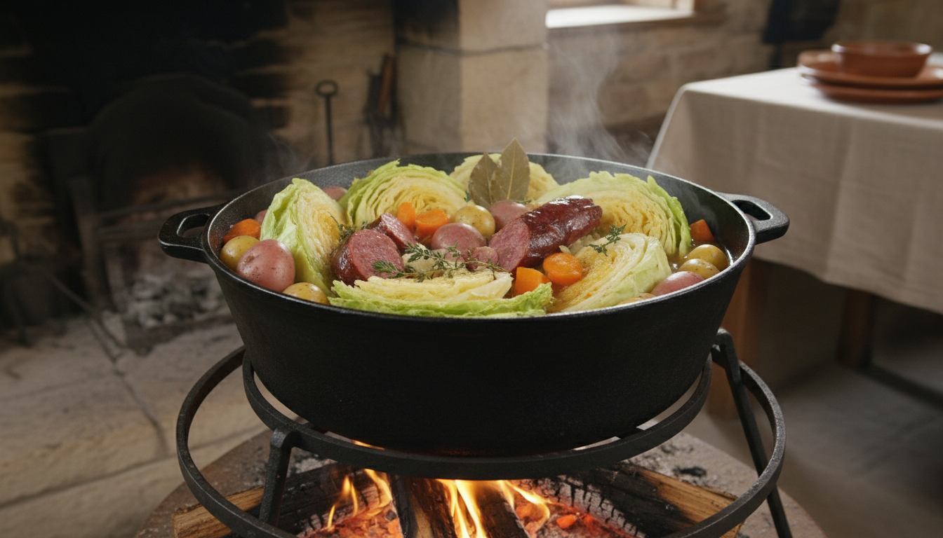 découvrez notre recette de potée de chou mijotée pendant 2 heures, parfaite pour réchauffer vos soirées d’hiver avec une simplicité et une saveur authentique.