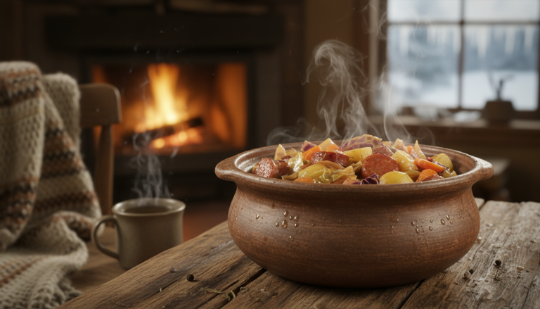 découvrez notre recette de potée de chou mijotée lentement, le plat réconfortant idéal pour réchauffer vos soirées d'hiver avec saveur et tradition.