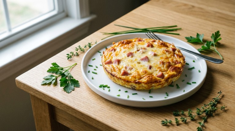 découvrez une recette simple et légère de quiche sans pâte ni gluten au jambon et gruyère, idéale pour un repas healthy et savoureux.