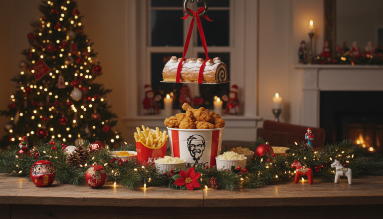explorez les traditions culinaires de noël les plus insolites à travers le monde, de repas kfc uniques aux bûches suspendues, et plongez dans la magie festive internationale.
