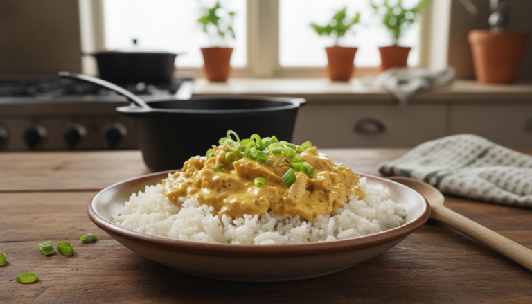découvrez des astuces gourmandes pour transformer vos restes en un plat savoureux : riz fondant, poulet rôti et oignons verts croquants pour un repas plaisir et zéro gaspillage.