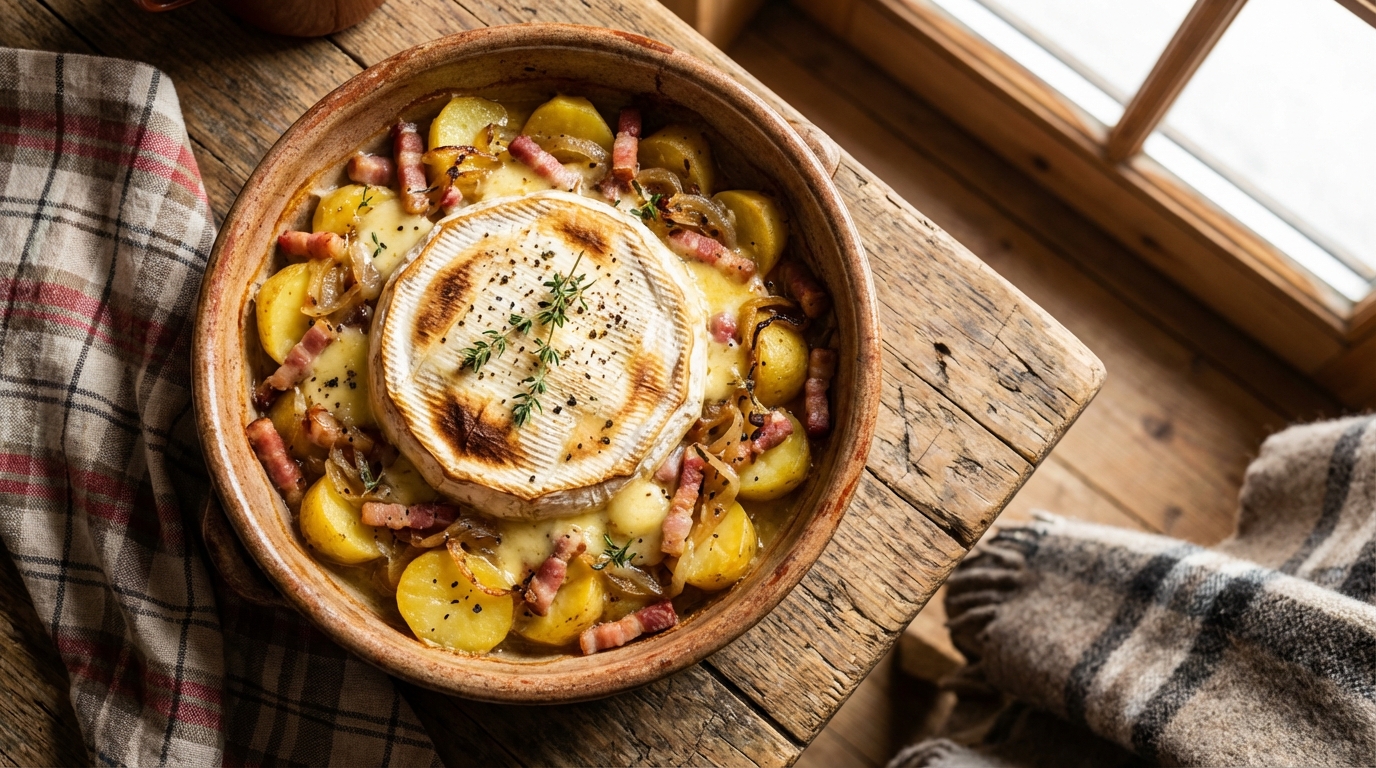 découvrez notre recette authentique de tartiflette, alliant pommes de terre savoureuses et reblochon fondant pour un plat réconfortant et gourmand.
